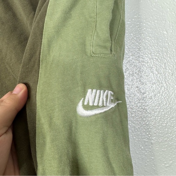 Nike Mens Green Colorblock Joggers Size Medium - Picture 5 of 8